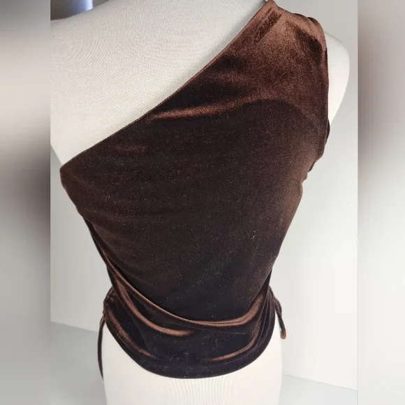 2 Piece Set Amanda Uprichard Off Shoulder Top & Asymmetric Skirt Sz M - Picture 2 of 10